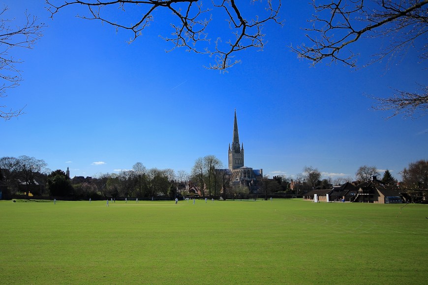 Norwich Cathedral & Cricketers
