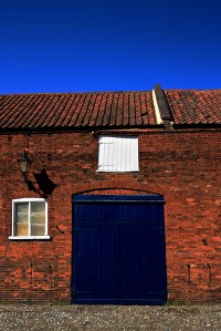 Red Bricks & Blue Doors - Norwich Cathedral area.