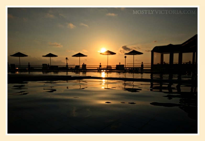 Stavros Crete Zorba's Hotel Pool Sunset © MostlyVictoria